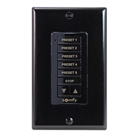 Somfy SDN 8 Button Black Digital Keypad  1811312