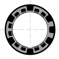 Simu T6 85mm Round (Simbac Tube)  Crown  9690085