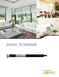 Somfy Sonesse ST30 DataBook PDF Series, ST30 Sonesse RTS Motor 1001524